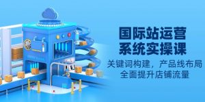 国际站运营系统实操课：关键词构建，产品线布局，全面提升店铺流量-知识创作