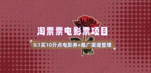 电影票无门槛券推广_0.1亓买10亓无门槛+渠道入口(v1.0版教程)-知识创作