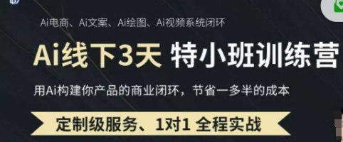 AI实操培训第20-21期线下，0基础保姆级教程，3月最新整理，企业获客、降本增效、打造超级个体-知识创作