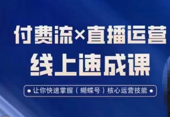 视频号付费流实操课程，付费流✖️直播运营速成课，让你快速掌握视频号核心运营技能-知识创作