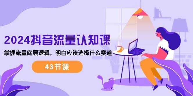 2024抖音流量·认知课：掌握流量底层逻辑，明白应该选择什么赛道 (43节课-知识创作