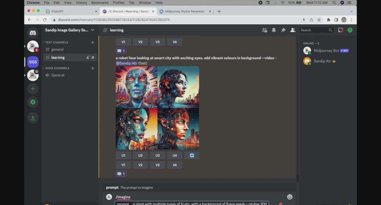 图片[2]-ChatGPT4 和 MidJourney AI 绘画聊天革命性指南教程-33节视频课-中英字幕-知识创作