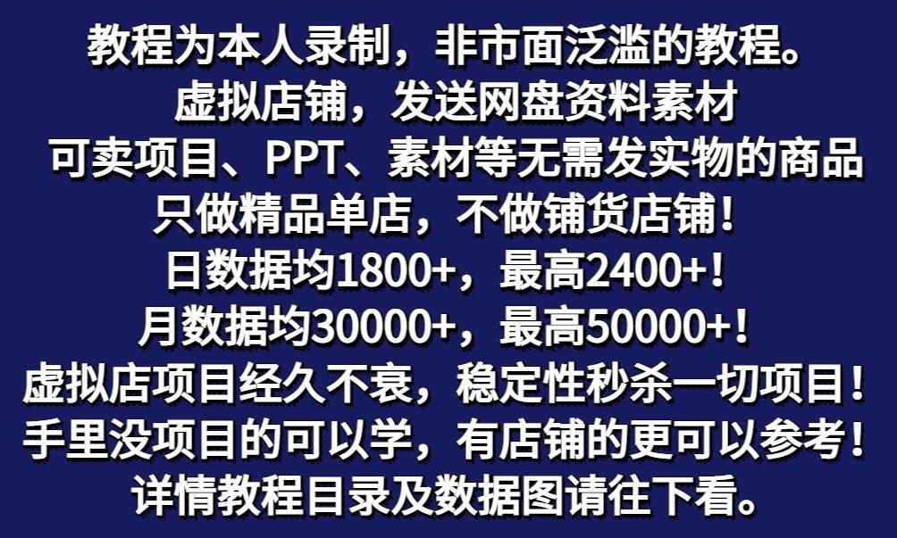 图片[2]-拼多多虚拟电商训练营月入50000+你也行，暴利稳定长久，副业首选-知识创作