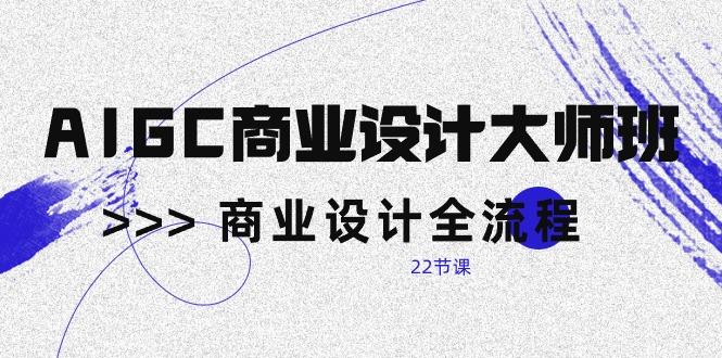 AIGC-商业设计大师班，商业设计全流程(22节课-知识创作