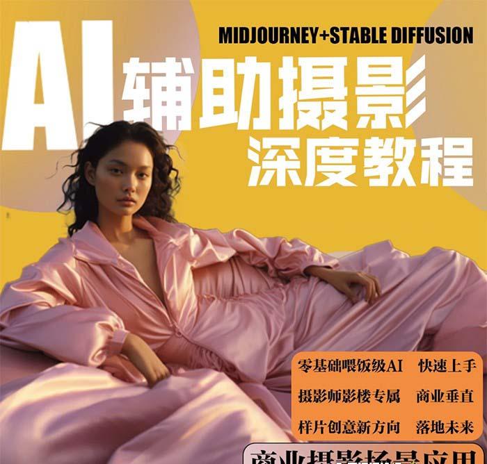 (8727期)2024年AI辅助摄影人工智能商业应用摄影课程(37节课)-知识创作