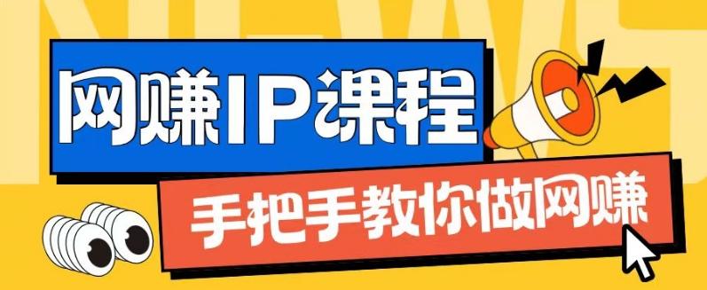 ip合伙人打造1.0，从0到1教你做网创，实现月入过万【揭秘】-知识创作