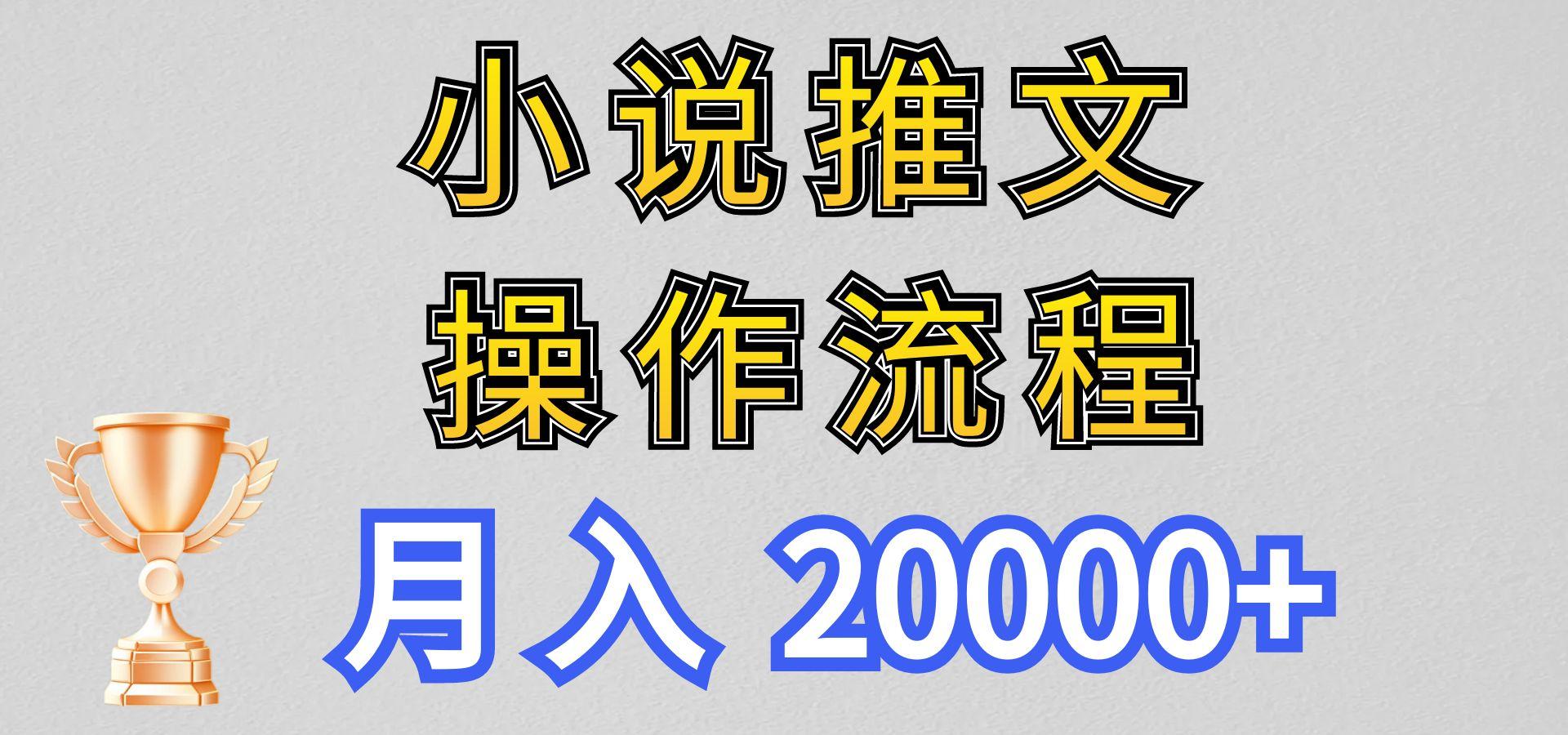 小说推文项目新玩法操作全流程，月入20000+，门槛低非常适合新手-知识创作