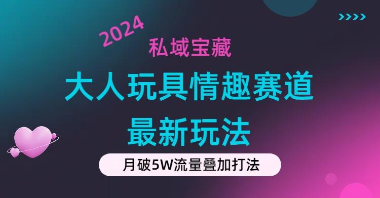 私域宝藏：大人玩具情趣赛道合规新玩法，零投入，私域超高流量成单率高-知识创作