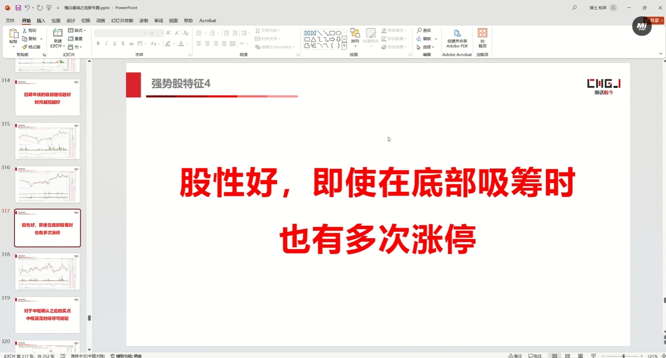 缠话股今·缠论基础之选股专题-知识创作