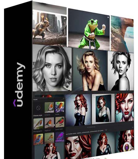 K Mastery – Stable Diffusion AI软件绘画速成从小白到精通-72节-中英字幕-知识创作