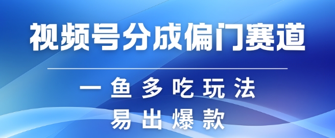 视频号创作者分成计划偏门类目，容易爆流，实拍内容简单易做【揭秘】-知识创作