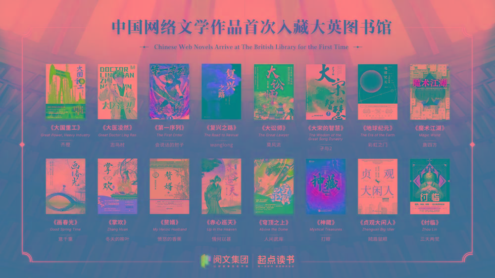 16本中国网文被收录至大英图书馆的中文馆的作品集-知识创作