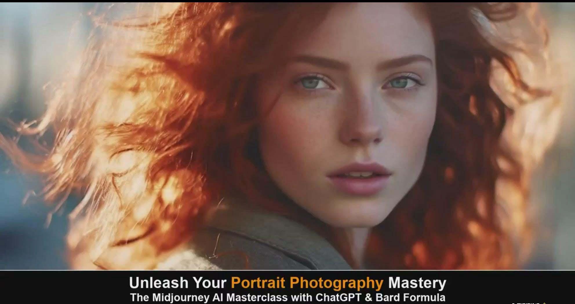 图片[2]-(9312期)Midjourney v5 ChatGPT 和 Bard AI人工智能人像摄影大师班-15节-中英字幕-知识创作